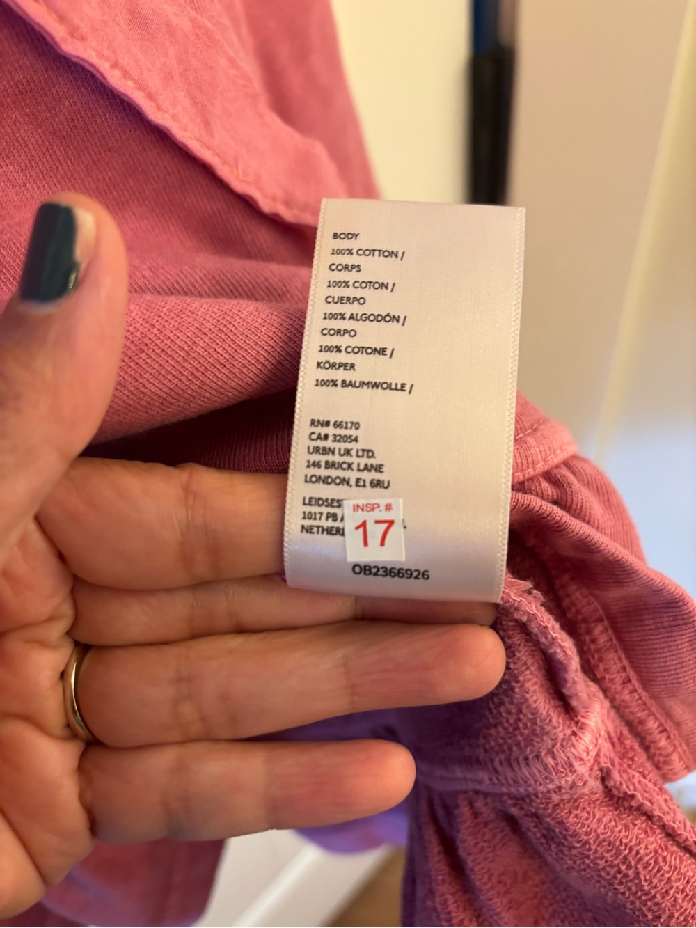 Pilcro Rose-Pink Ruffle-Hem Hoodie Pullover (NWOT) - Picture 8 of 8